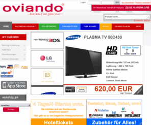 oviando.de: Oviando - Unterhaltungselektronik, Computer, Filme und mehr
Oviando.de - Hier kaufen Sie ein