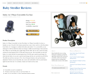 baby-stroller-reviews.net: Baby Stroller Reviews and Ratings
Baby strollers guide, your resource for baby and jogging stroller reviews.Get the best Deals,Reviews and Information on Baby Stroller