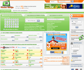 huchaganga.com: Descuento, código descuento y bono de descuento para los productos preferidos: plan estupendo descuento
Hucha-ganga.es: Bonos y códigos descuento para sus compras malignas. Descuentos, planes estupendos, regalos para sus comerciales, compara con descuentos más de 600000 productos, ahorrar gracias a los cupones