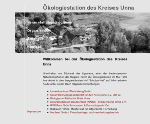 oekologiestation.info: Willkommen bei der Ökologiestation des Kreises Unna
