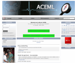 aceml.com: ACEML - Corpo Médecine Lille
Aceml - Corpo de medecine de de Lille