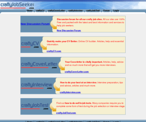 craftyjobseeker.com: Job Seekers paradise
Job Seekers services