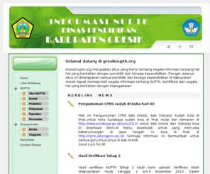 gresiknuptk.org: ..:: NUPTK Kabupaten Gresik ::..
