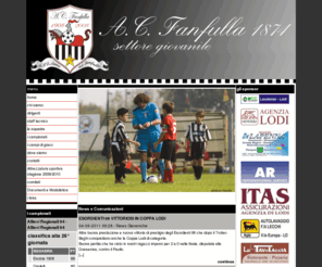 fanfullasg.com: Associazione Sportiva Dilettantistica Fanfulla
Fanfulla Calcio settore giovanile. Associazione Sportiva Dilettantistica Amici del Fanfulla che coordina e gestisce il settore giovanile del AC Fanfulla 1874 di Lodi.