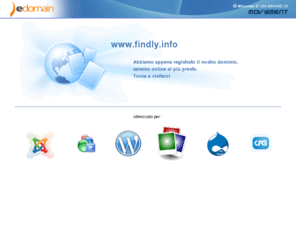 findly.info: .::findly.info::.
Registrazione domini italiani, europei ed internazionali di primo e secondo livello. Ampia offerta di servizi hosting.