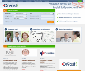 foglaljorvost.com: Foglalj Orvost - Válassz orvost és foglalj időpontot online!
Időpont előjegyzés privát orvosokhoz azonnal. Ha egy jó orvost keresel, magánorvosok listája és azonnali időpont előjegyzés rendelésre, kezelésekre.