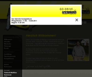 go-drive-fahrschule.de: Fahrschule Go-Drive, Ellwangen / Aalen-Ebnat - Johannes Schubert-Segalotto - Schnell und sicher - mit Spaß - zum Führerschein
Die Fahrschule Go-Drive mit Sitz in Ellwangen unterrichtet in allen Führerschein-Klassen: Motorrad, Auto, LKW, Bus, Traktor. Schnell und sicher - mit Spaß - zum Führerschein