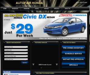 raymondhonda.com: AutoFair Honda Dealers Manchester NH | New Honda Dealers Manchester, Nashua, Concord, Dover, Salem, New Hampshire 03103 | Honda Parts and Service Manchester, NH
Welcome to AutoFair Honda. Serving Manchester and Southern New Hampshire. We have a full online inventory of new and used Honda Cars, trucks, and SUV's. Call 866-250-5361 for more info and to schedule a test drive.We are your Honda dealer in Manchester!
