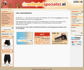 devolleybalspecialist.nl: Gidion  volleybal producten
Gidion  volleybal producten