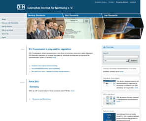 din.eu: Deutsches Institut für Normung : Homepage EN
Homepage German Institute for Standardisation