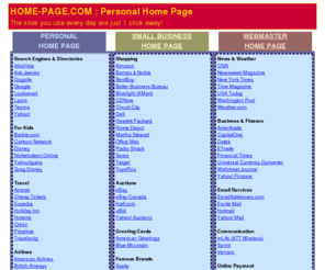 home-page.com: Home-Page.com: Your Personal Home Page
One-click access to the sites you use every day!