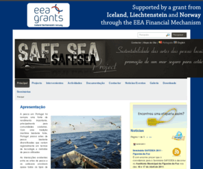 safeseaproject.org: Principal :: The SAFESEA Project
Sustentabilidade das artes das pescas locais e promoção de um mar seguro para cetáceos