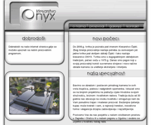 klesarstvo.com: :: Klesarstvo Onyx ::
