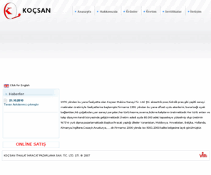 kocsan.com.tr: Koçsan Makine; Uydu Anteni, Offset Uydu Anteni, Uydu Çanak Anten, Anten İmalatı, Ofset Uydu Anteni Üretimi
Koçsan Makine