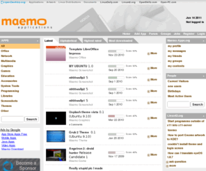 maemo-apps.org: Applicatons for the Maemo platform -  Maemo-Apps.org
Applicatons for the Maemo platform -  Maemo-Apps.org Community Portal for Maemo Applications