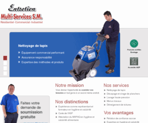 multiservicessm.com: Entretien Multi-Services SM - Louiseville, Trois-Rivières, Shawinigan, Québec, Canada
Entretien Multi-Services S.M. vous donner l'opportunité de combler vos besoins en tout genre à un seul et même endroit.