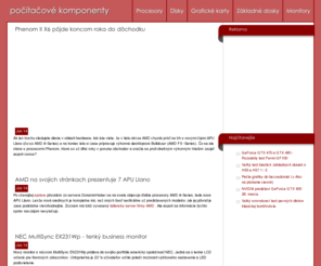 pocitacove-komponenty.com: Počítačové komponenty
Počítačové komponenty - správy, recenzie, dohahy zo sveta hardware