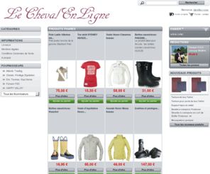 lechevalenligne.com: Le cheval en ligne - L'e-boutique  de la sellerie Equi Jump à Latresne
Boutique propulsée par PrestaShop