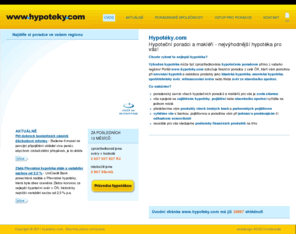 nejvyssislevy.com: Hypotéky.com - Hypoteční poradci a makléři
Přehled hypotečních poradců a makléřů v České republice