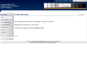 xn--pacs-rntgen-wfb.com: Herzlich Willkommen
Die Röntgen Seite, für analoge und digitale Bildbearbeitung. Von CR Systemen, Betrachtungssystemen, Röntgengeräten und vieles mehr.Röntgen für Ärzte und Krankenhäuser, Die Seite für Informationen über das Röntgen.
Röntgenfilme und vieles mehr