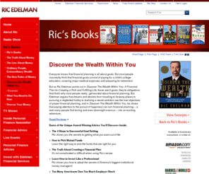 discoverthewealthwithinyou.com: Discover the Wealth Within You - Description / Reviews | Ric Edelman
Financial advisor Ric Edelman and his firm provide the financial planning and investment management services you need to help reach your retirement planning goals.