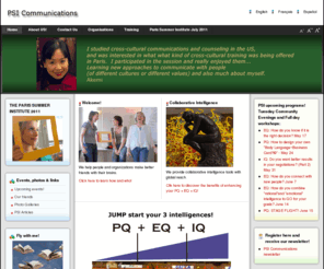 psicommunications.com: PSI Communications - Cross-Cultural Communications trainings, research and consultancy
PSI Communications - Advanced Intelligence Tools with global reach