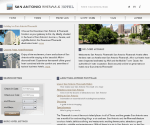 sanantonioriverwalkhotel.net: San Antonio Riverwalk Hotels - Find hotels near the San Antonio Riverwalk in Texas!
Find hotels near San Antonio Riverwalk - book your San Antonio Riverwalk hotel online and save.