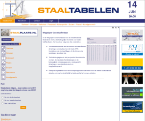 staaltabellen.nl: Wegwijzer Constructiestaal
Staaltabellen.nl de site voor nieuws over staal, staal informatie en staal trends en ontwikkelingen over staal.