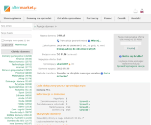 348.pl: 348.pl | Domena na sprzedaż
Domena cyfrowa dla fanów motoryzacji i wyścigów.Dla miłosników ferari rewelacyjna domena cyfrowa.