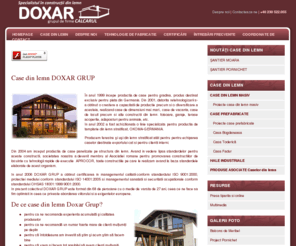 doxargrup.ro: DOXAR GRUP - Specialistul in constructii din lemn
Pagina oficiala a producatorului de case din lemn DOXAR Grup - Gura Humorului, Suceava, Bucovina