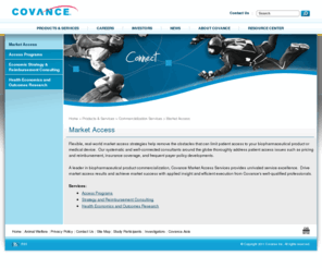 hta.com: Market Access at Covance
Covance Market Access Services (formerly Covance Health Economics and Outcomes Services / Health Technology Associates, Inc.) is the nation's leader in reimbursement and health economics consulting.