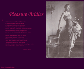 pleasurebridles.com: Pleasure Bridles
Pleasure Bridles Band