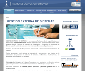 psges.es: GESTION EXTERNA DE SISTEMAS | Home
mejora de procesos, ingenieria de organizacion,lean manufacturing,aeronautica,software ISO