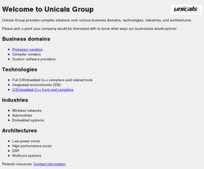 worksfront.com: Welcome to Unicals Group
Unicals Group Home Page