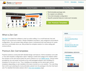 zen-cart-power.net: Zen Cart solutions and services - Increase online sales
Complete solutions for selling online: templates, design creation, installation