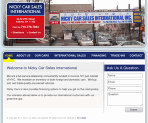 nickycars.com: Welcome to Nicky Car Sales International
