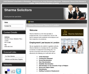 unfairdismissallawlondon.com: Unfair Dismissal Law in London : Sharma Solicitors
For unfair dismissal law in London or employment law unfair dismissal in Manchester, call us.