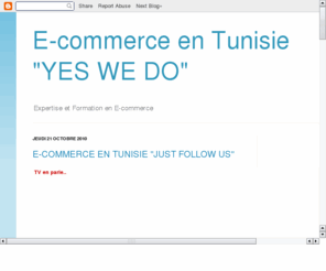 wissemoueslati.com: E-commerce en Tunisie : Suivez Nous...
E-commerce en Tunisie , Wissem OUESLATI