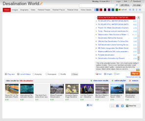 desalinationworld.com: Desalination World
Desalination World on WN Network delivers the latest Videos and Editable pages for News & Events, including Entertainment, Music, Sports, Science and more, Sign up and share your playlists.