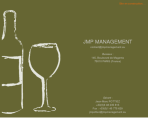 jmpmanagement.eu: JMP Management - Jean-Marc Pottiez
JMP Management - Jean-Marc Pottiez - Conseil et accompagnement opérationel - Vins, Champagnes, produits agroalimentaires.