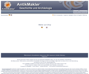 antikmakler.de: Archäologie und Geschichte - AntikMakler.de - lesen und verstehen
AntikMakler - Hier finden Sie Bücher zur Archäologie & Geschichte - fundierte Informationen - antiquarische Raritäten sowie die neusten Publikationen.