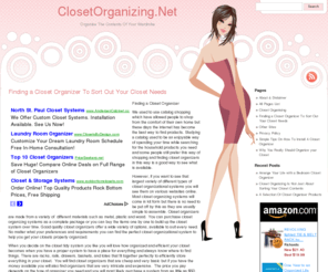 closetorganizing.net: Closet Organizing
We all need a little help sometimes to keep the contents of our closet organized so we know where everything is