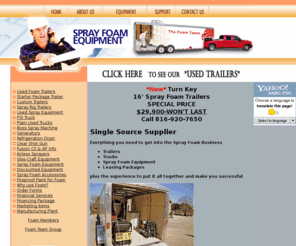 friendlyfoaminsulation.com: Spray Foam Equipment - Foam Trailers, Spray Foam Insulation
Spray Foam Equipment the leading provider of Spray Rigs, Foam Insulation, Spray Trailers and state-of-the art proportioning systems to apply foam and other fast-set materials.