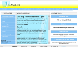 glasse.dk: Forside om glas
glas, brændeovnsglas, spejle, spejl