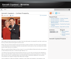 kencopeland.com: Kenneth Copeland - Ministries
Teaching about Your Covenant Rights with Jesus Christ