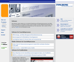 kwg18.com: Malberg EDV-Systemberatung GmbH: KWG 18
KWG18 unterstützt Kreditinstitute bei der Einhaltung des § 18 KWG zur Überwachung der wirtschaftlichen Verhältnisse der Kreditnehmer und Kreditnehmereinheiten mit Lotus Notes Domino.