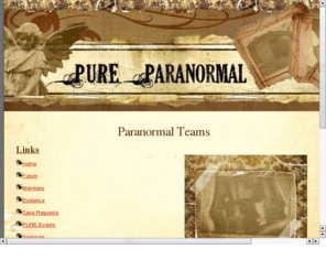 paranormalteam.net: Paranormal Teams
Paranormal Teams, information and paranormal teams