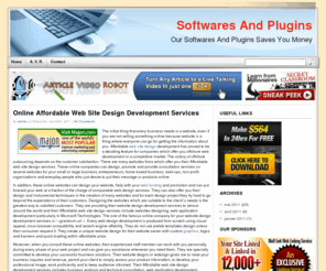 soft2job.com: Softwares and Plugins
Softwares and wordpress plugins that makes you win time and money. With those softwares and plugins your web sites and blogs will make your business grow faster