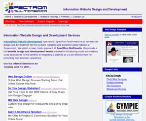 spectrom.com.au: Gympie Website Design & Website Development | SpectRom Multimedia, Gympie.
Gympie Website Design, Development and Hosting by SpectRom Multimedia web sites in Gympie Queensland