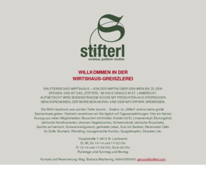 stifterl.com: Stifterl: Wirtshaus - Greißlerei - Vinothek
